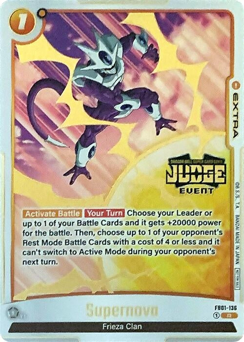 Image for Supernova (Judge Pack (Event Judge) 01) (FB01-136) [Tournament and Championship Promos]