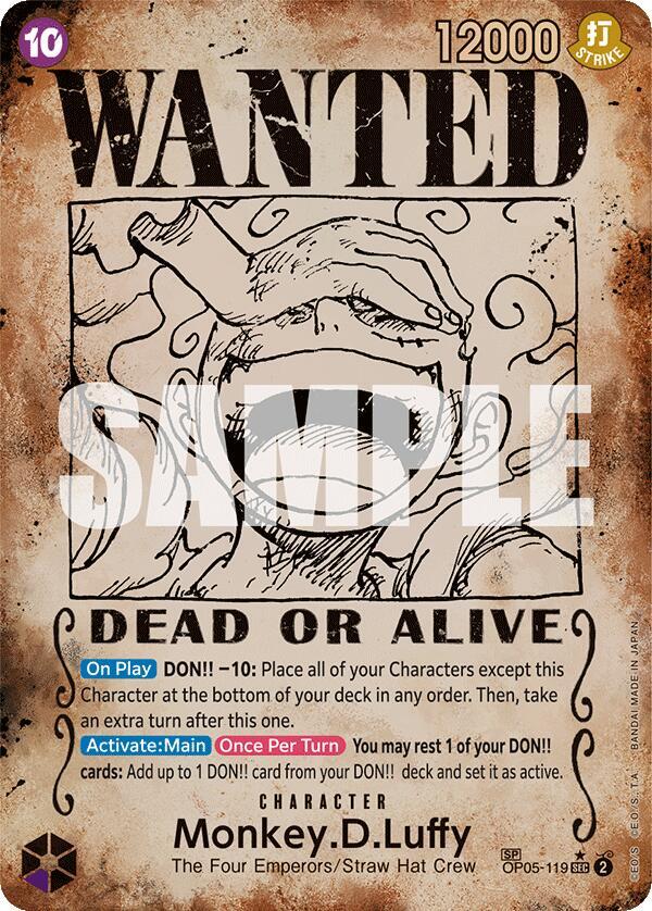 Monkey.D.Luffy (Wanted Poster) (5119) [OP09]
