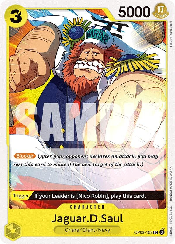 Image for Jaguar.D.Saul (OP09-109) (OP09)