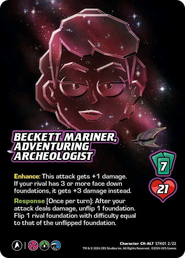 Image for Beckett Mariner, Adventuring Archeologist (Alternate Art) (STK01 2/22)