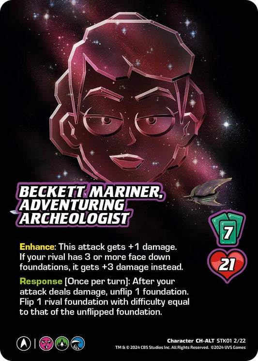 Image for Beckett Mariner, Adventuring Archeologist (Alternate Art) (STK01 2/22)