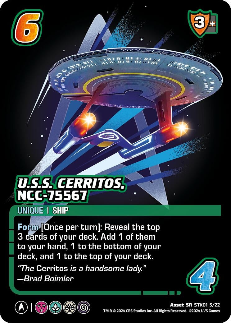 Image for U.S.S. Cerritos, NCC-75567 (STK01 5/22) (STK01 5/22)