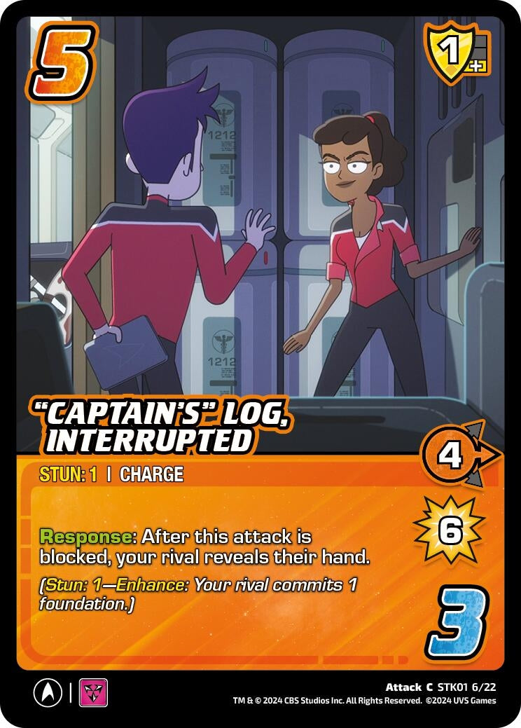 Image for "Captain's" Log, Interrupted (STK01 6/22)