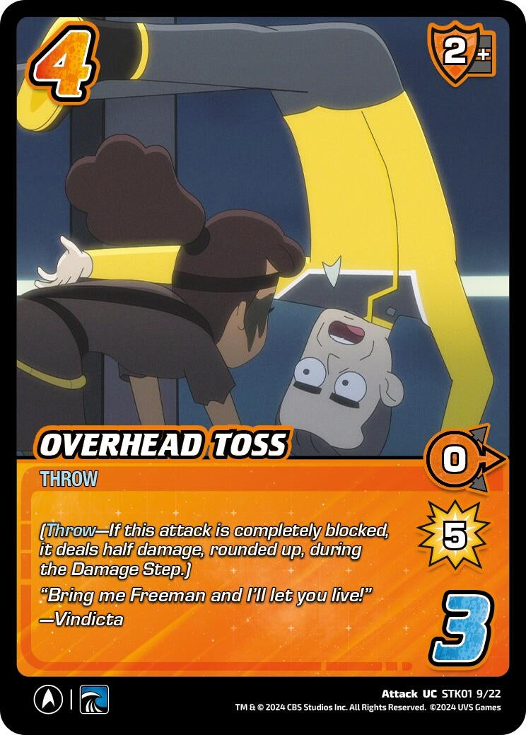Image for Overhead Toss (STK01 9/22)