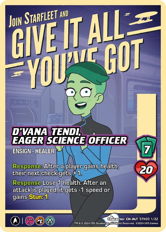 Image for D'Vana Tendi, Eager Science Officer (Alternate Art) (3122)
