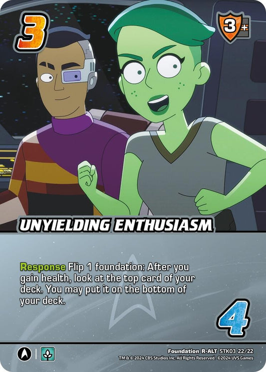 Image for Unyielding Enthusiasm (Alternate Art) (32222)
