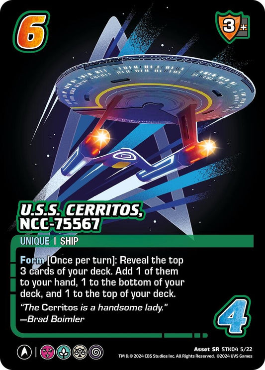 Image for U.S.S. Cerritos, NCC-75567 (STK04 5/22) (4522)