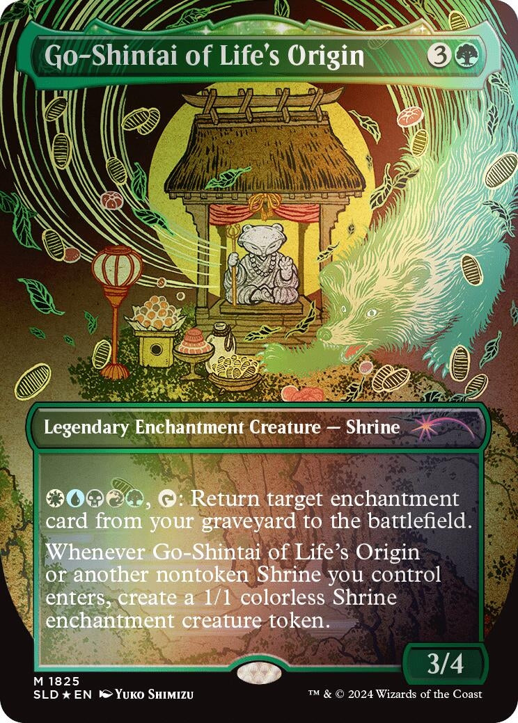 Image for Go-Shintai of Life's Origin (Rainbow Foil) (1825) [Secret Lair Drop Series] - Magic: The Gathering