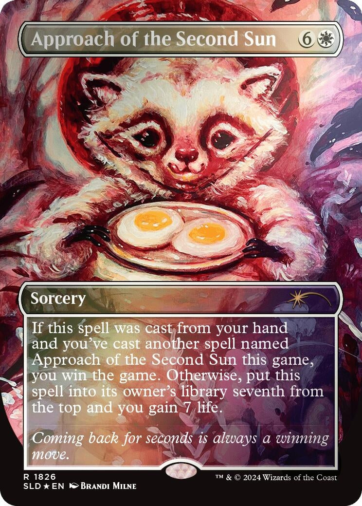 Image for Approach of the Second Sun (Rainbow Foil) (1826) [Secret Lair Drop Series] - Magic: The Gathering