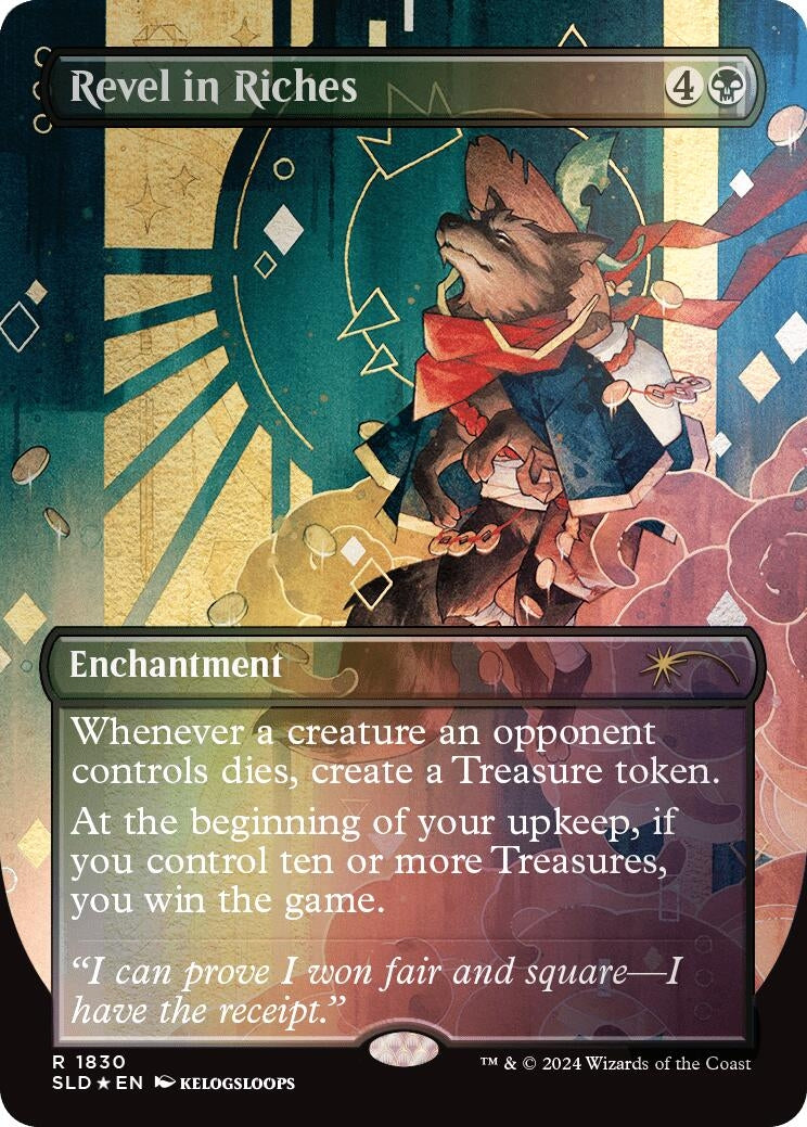 Image for Revel in Riches (Rainbow Foil) (1830) [Secret Lair Drop Series] - Magic: The Gathering