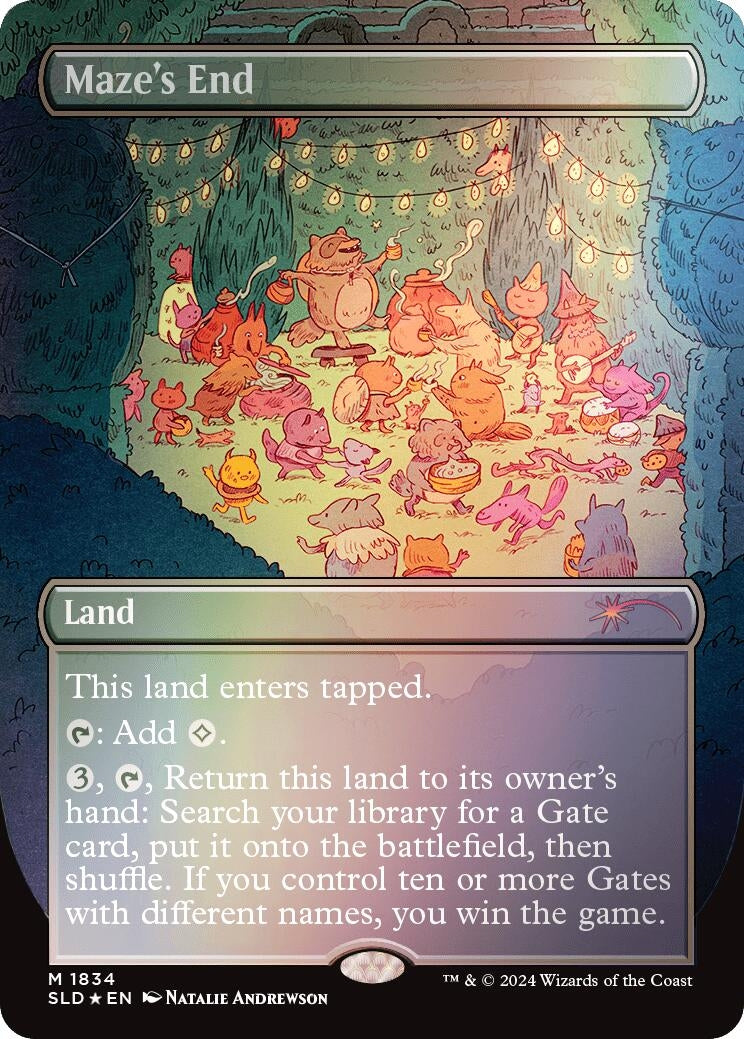 Image for Maze's End (Rainbow Foil) (1834) [Secret Lair Drop Series] - Magic: The Gathering