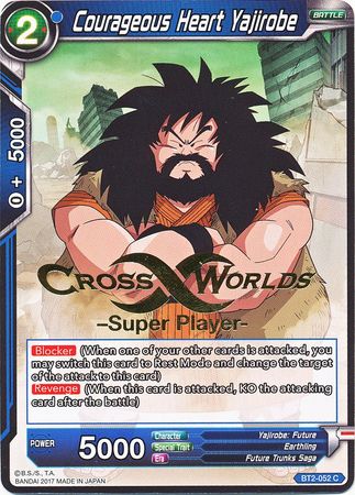 Courageous Heart Yajirobe (Super Player Stamped) (BT2-052) [Tournament Promotion Cards] | Red Riot Games CA