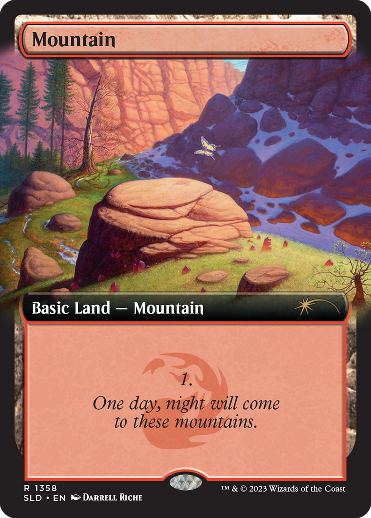 Mountain (1358) [Secret Lair Drop Series] | Red Riot Games CA