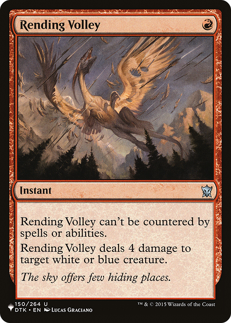 Rending Volley [The List Reprints] | Red Riot Games CA