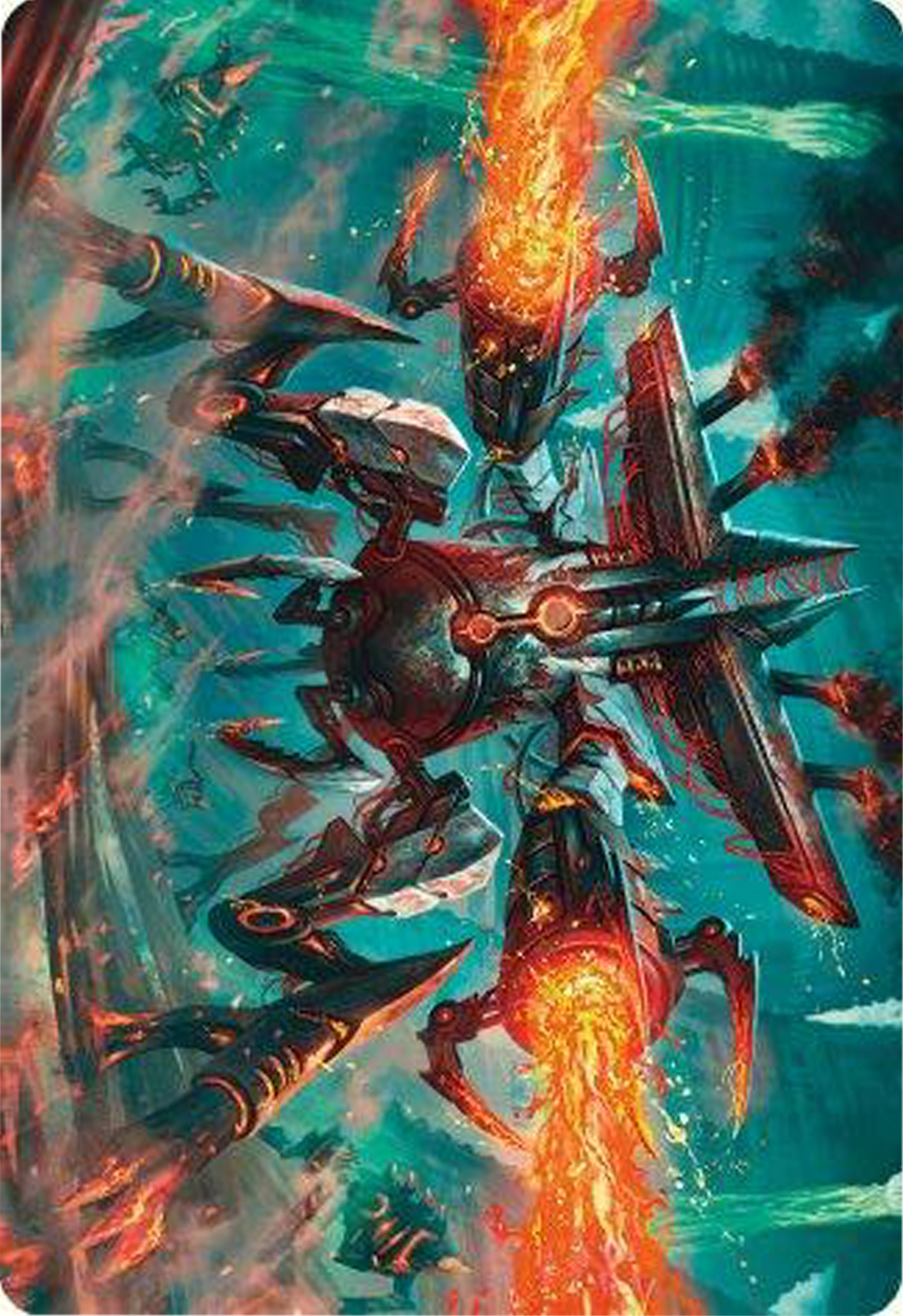 Exterminator Magmarch Art Card [Modern Horizons 3 Art Series] | Red Riot Games CA