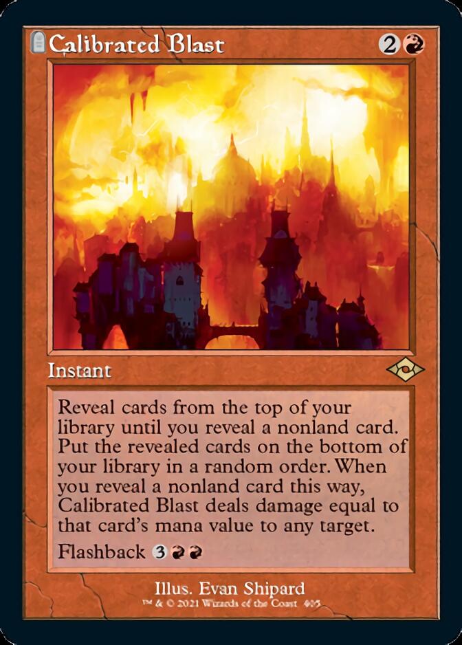 Calibrated Blast (Retro Foil Etched) [Modern Horizons 2] | Red Riot Games CA