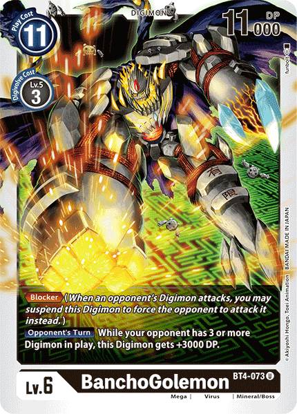 BanchoGolemon [BT4-073] [Great Legend] | Red Riot Games CA