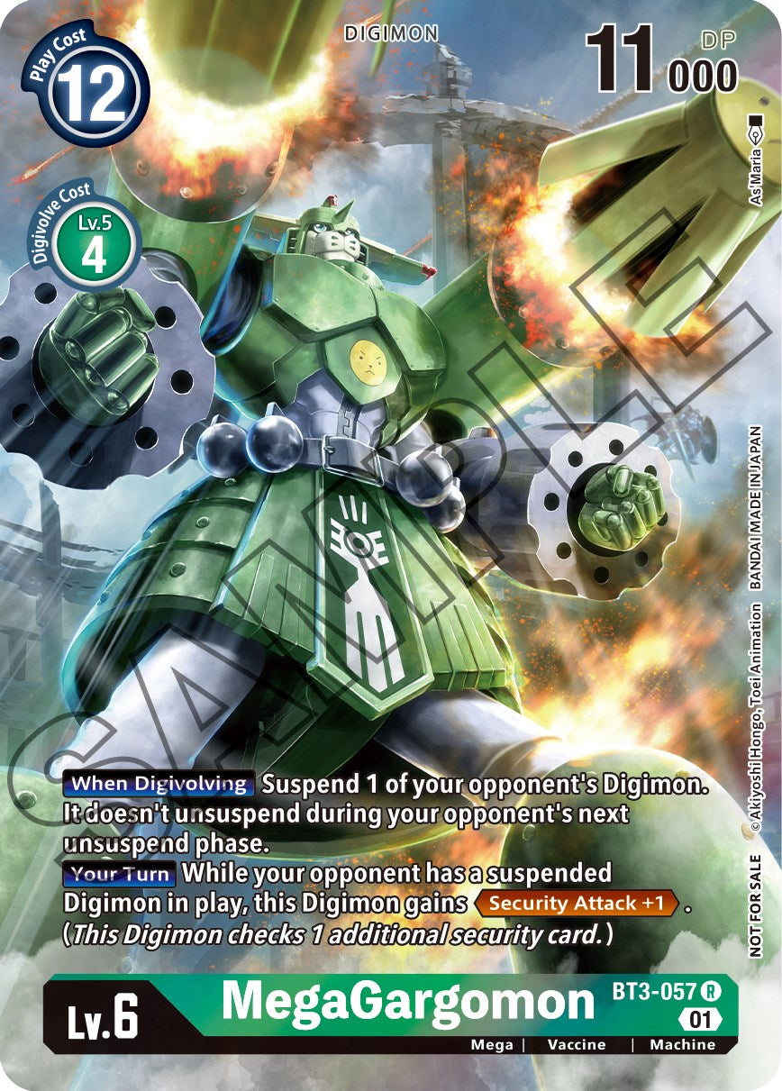 MegaGargomon [BT3-057] (Tamer's Card Set 1) [Release Special Booster Promos] | Red Riot Games CA
