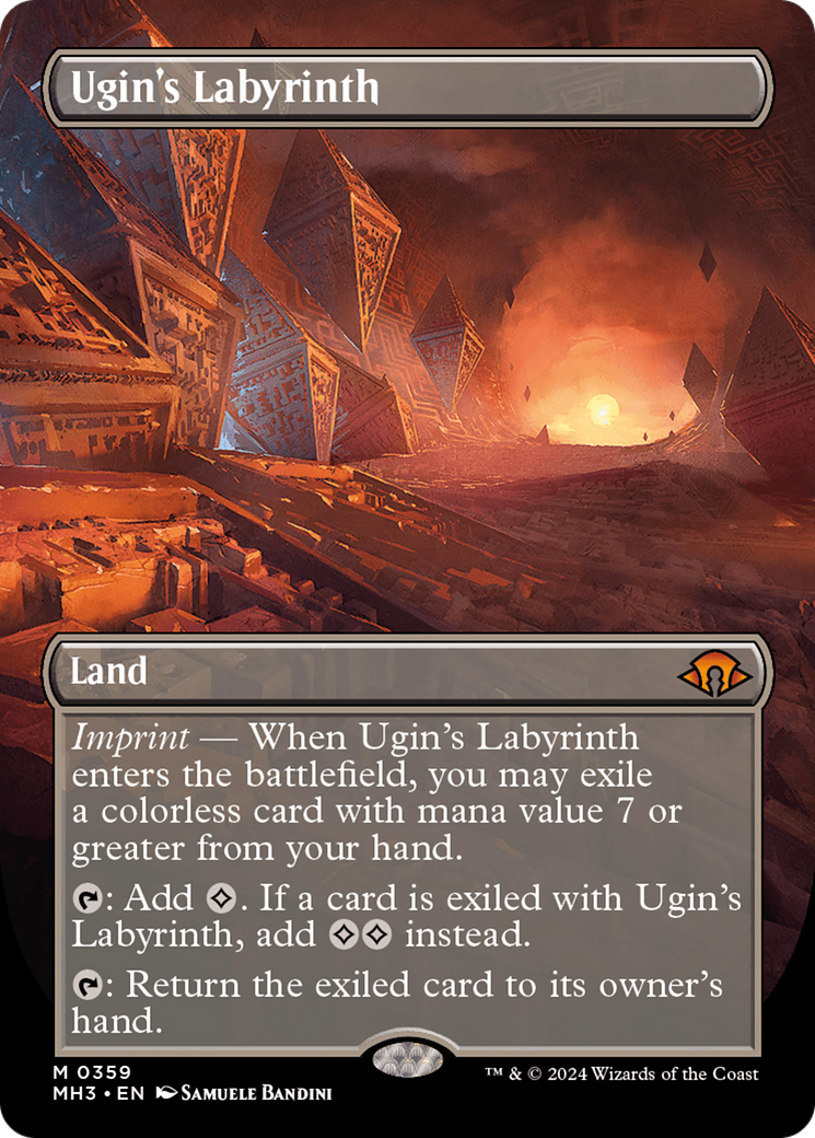 Ugin's Labyrinth (Borderless) [Modern Horizons 3] | Red Riot Games CA