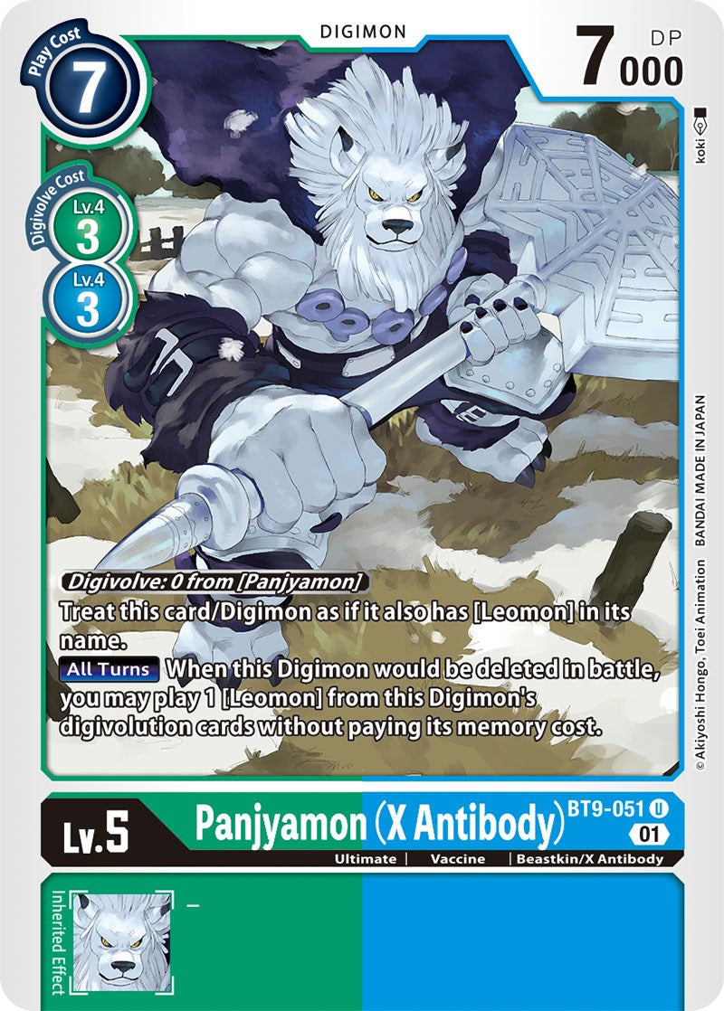 Panjyamon (X Antibody) [BT9-051] [X Record] | Red Riot Games CA