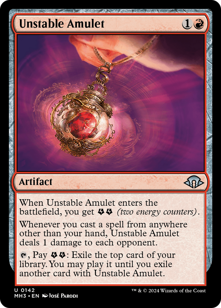 Unstable Amulet [Modern Horizons 3] | Red Riot Games CA