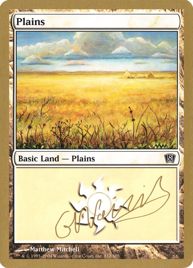 Plains (gn332) (Gabriel Nassif) [World Championship Decks 2004] | Red Riot Games CA