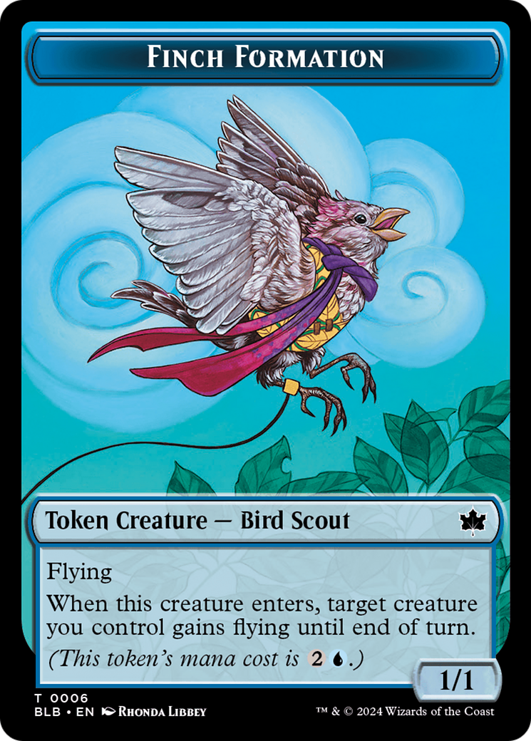 Finch Formation Token [Bloomburrow Tokens] | Red Riot Games CA