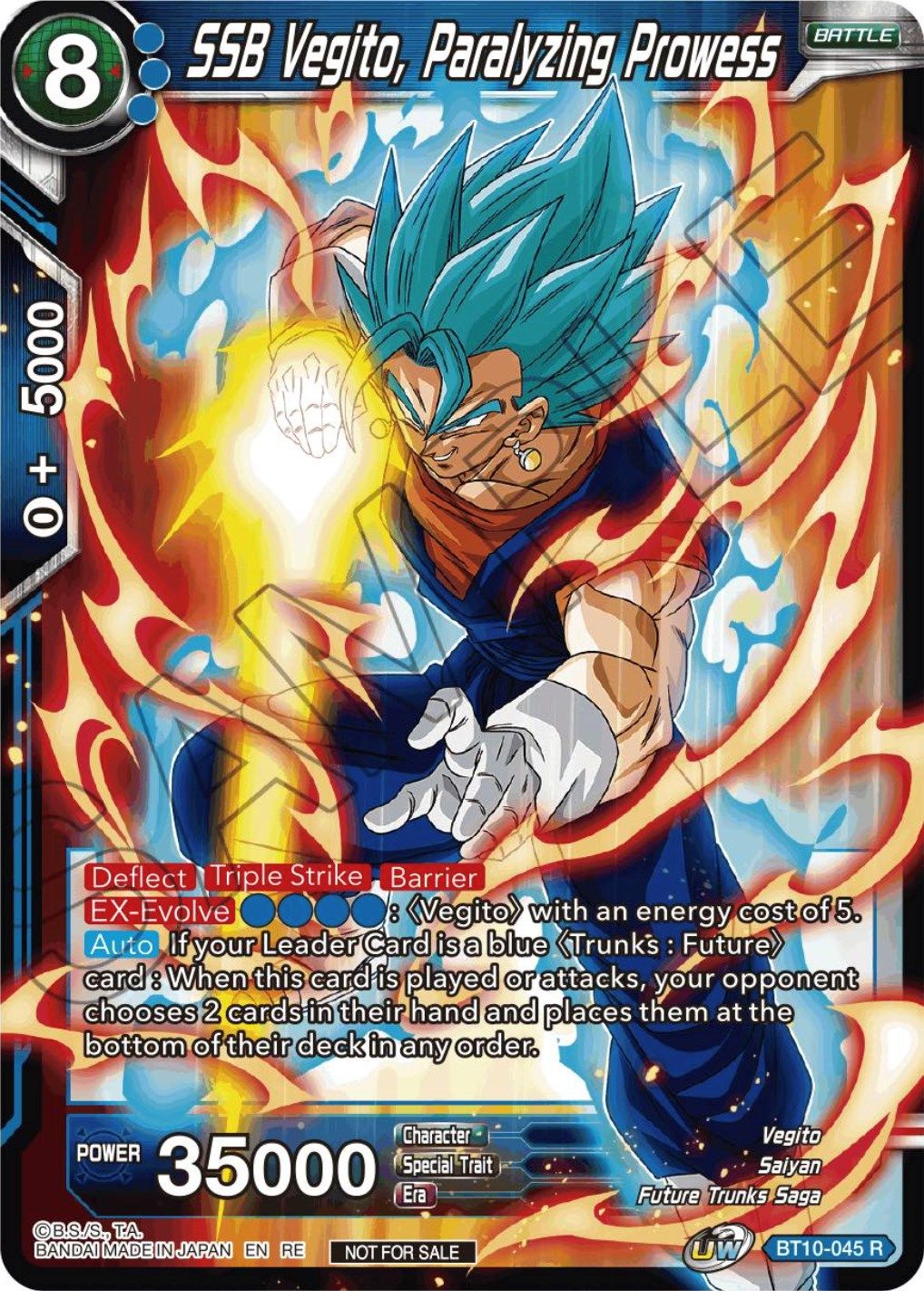 SSB Vegito, Paralyzing Prowess (Championship Selection Pack 2023 Vol.1) (BT10-045) [Tournament Promotion Cards] | Red Riot Games CA