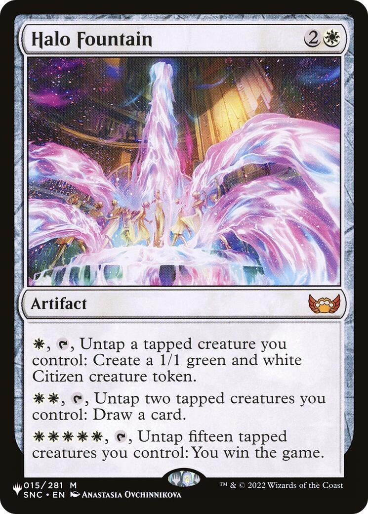 Image for Halo Fountain (015/281) [The List Reprints] - Magic: The Gathering
