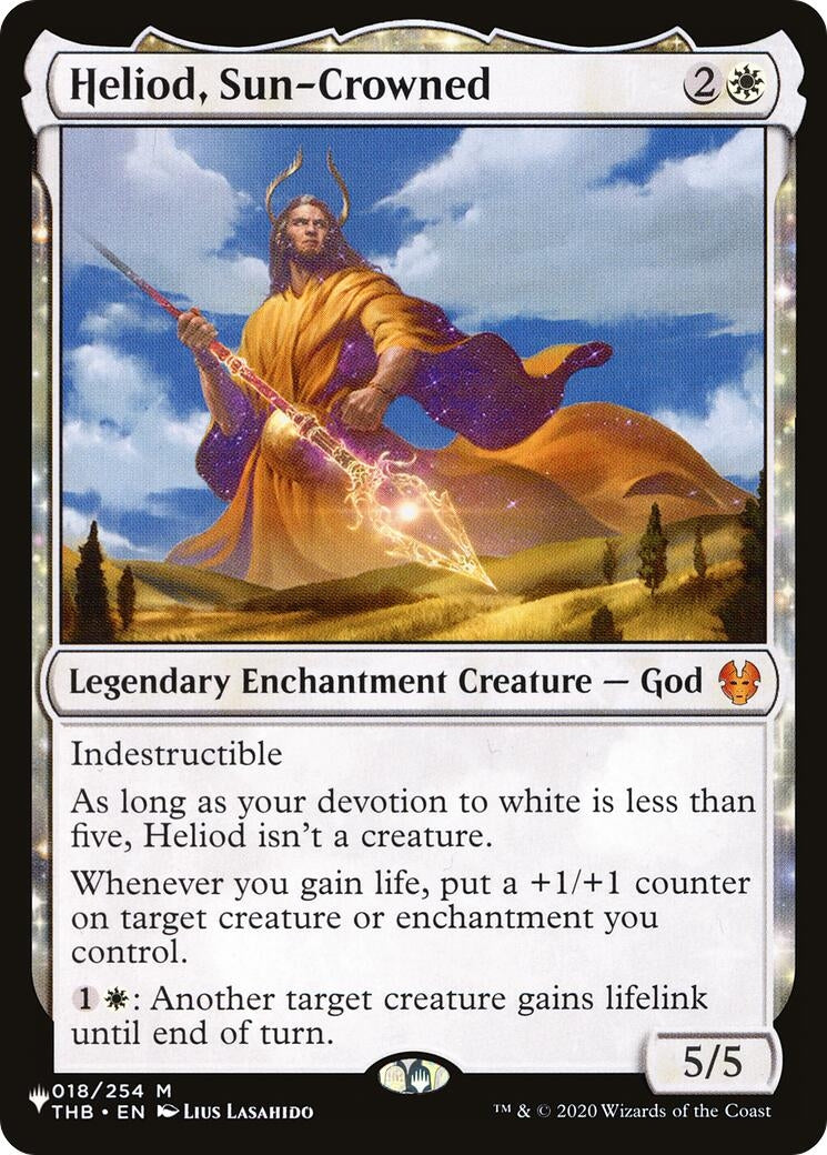 Image for Heliod, Sun-Crowned (018/254) [The List Reprints] - Magic: The Gathering
