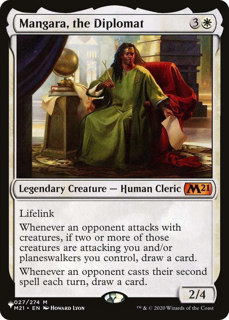 Image for Mangara, the Diplomat (027/274) [The List Reprints] - Magic: The Gathering