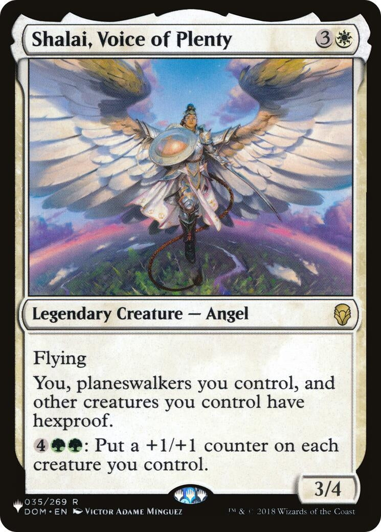 Image for Shalai, Voice of Plenty (035/269) [The List Reprints] - Magic: The Gathering