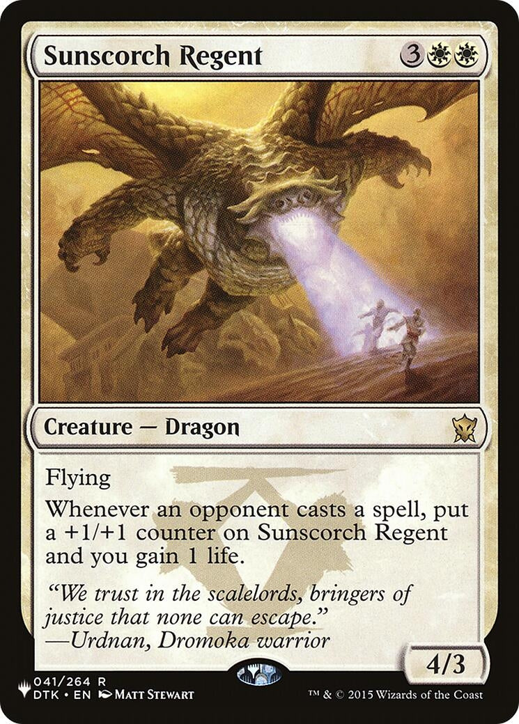 Image for Sunscorch Regent (041/264) [The List Reprints] - Magic: The Gathering