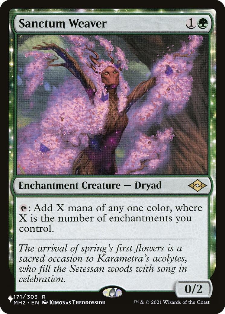 Image for Sanctum Weaver (171/303) [The List Reprints] - Magic: The Gathering