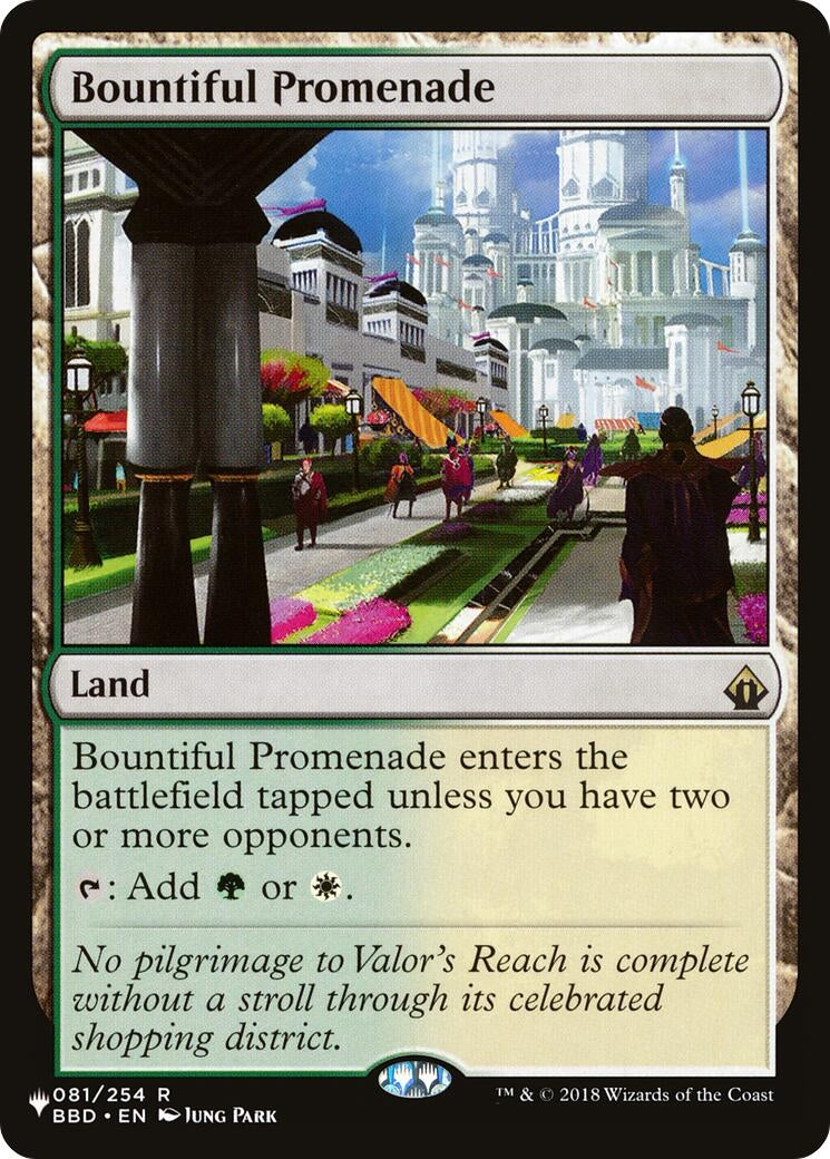 Image for Bountiful Promenade (081/254) [The List Reprints] - Magic: The Gathering