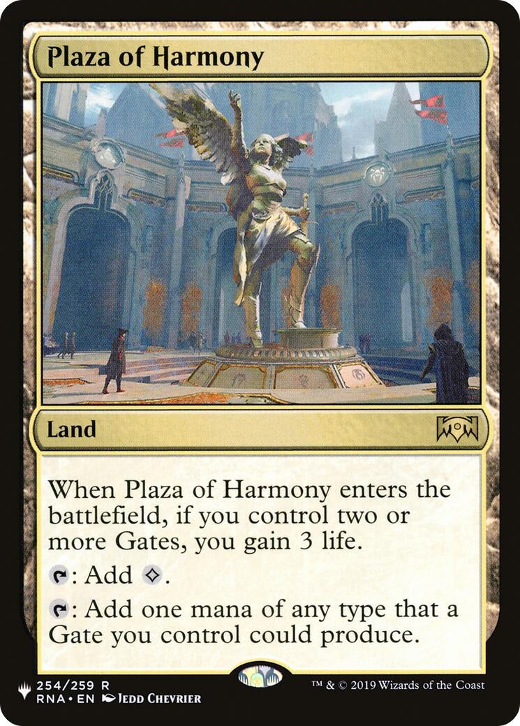 Image for Plaza of Harmony (254/259) [The List Reprints] - Magic: The Gathering