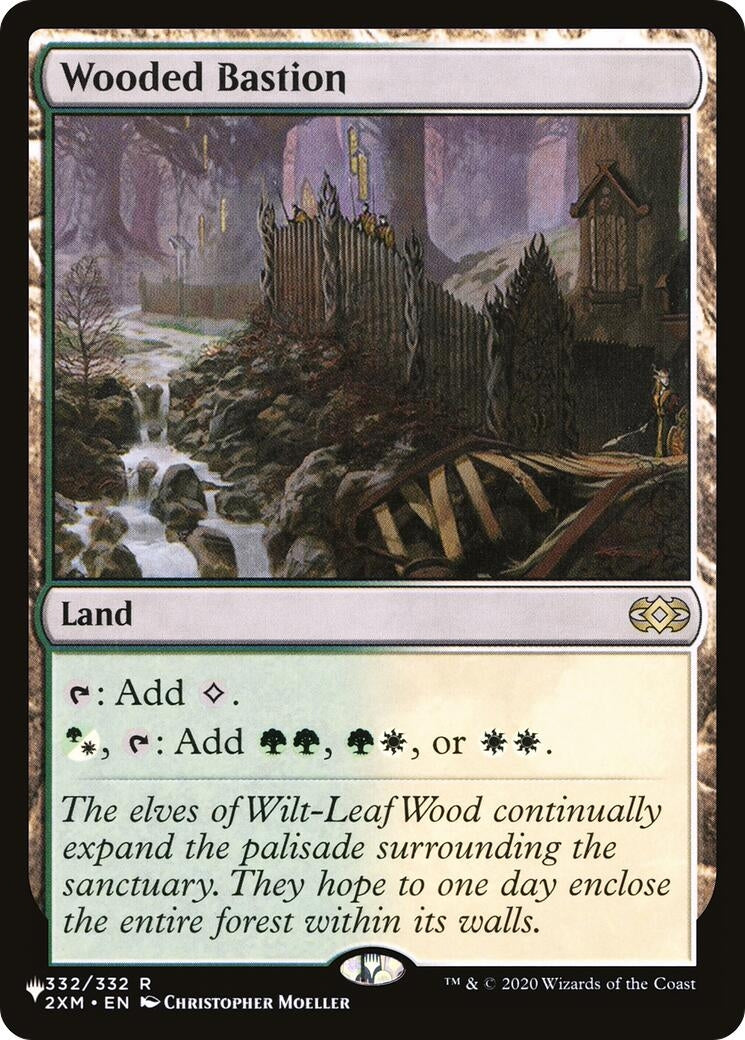 Image for Wooded Bastion (332/332) [The List Reprints] - Magic: The Gathering