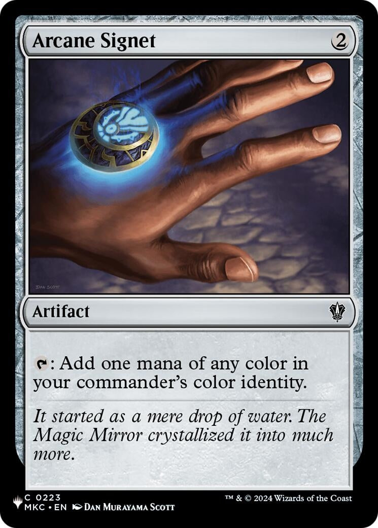 Image for Arcane Signet (MKC) (0223) [The List Reprints] - Magic: The Gathering