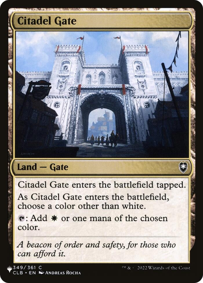 Image for Citadel Gate (349/361) [The List Reprints] - Magic: The Gathering