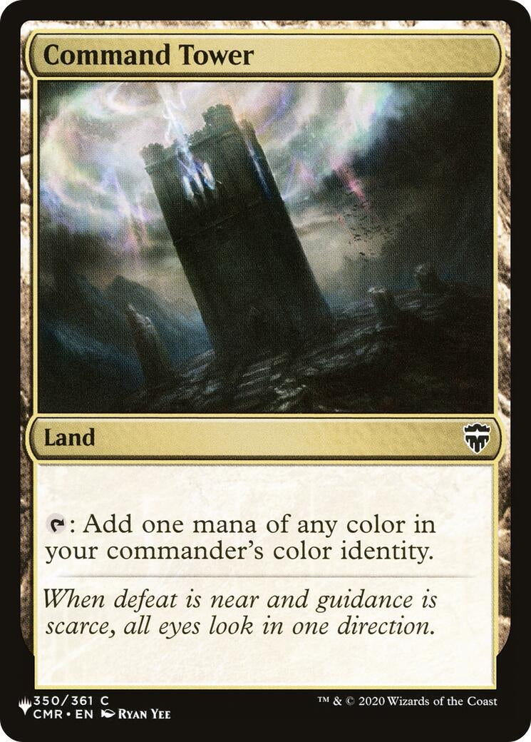 Image for Command Tower (CMR) (350/361) [The List Reprints] - Magic: The Gathering