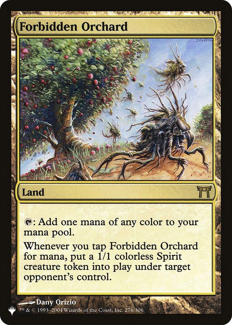 Image for Forbidden Orchard (276/306) [The List Reprints] - Magic: The Gathering