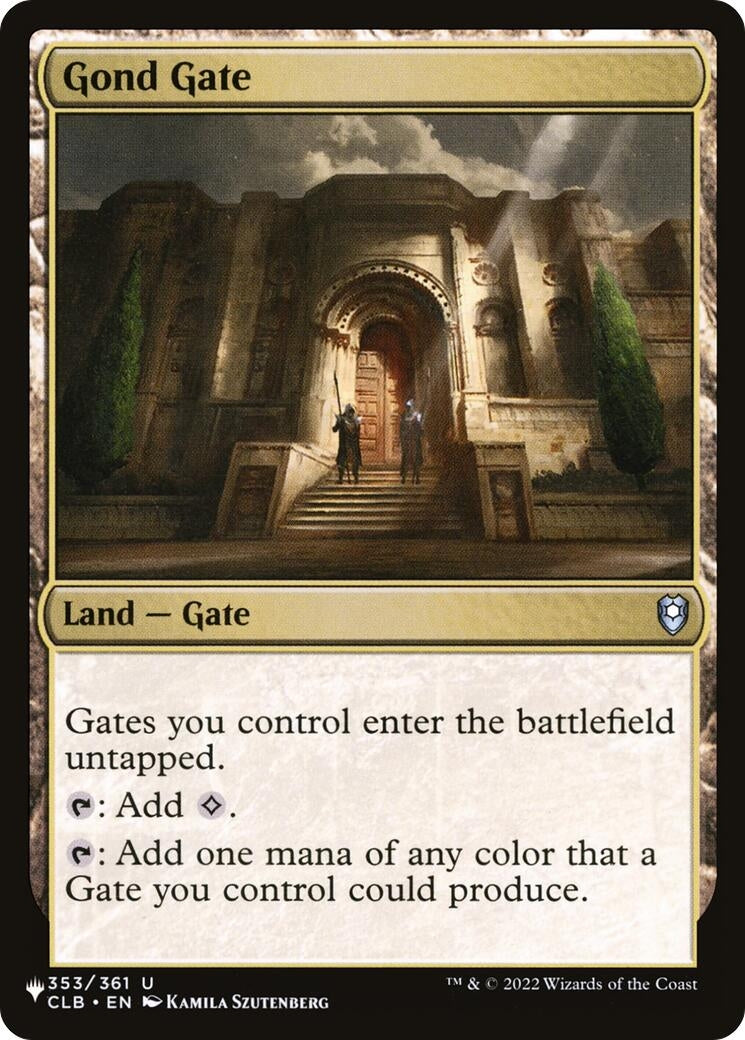 Image for Gond Gate (353/361) [The List Reprints] - Magic: The Gathering