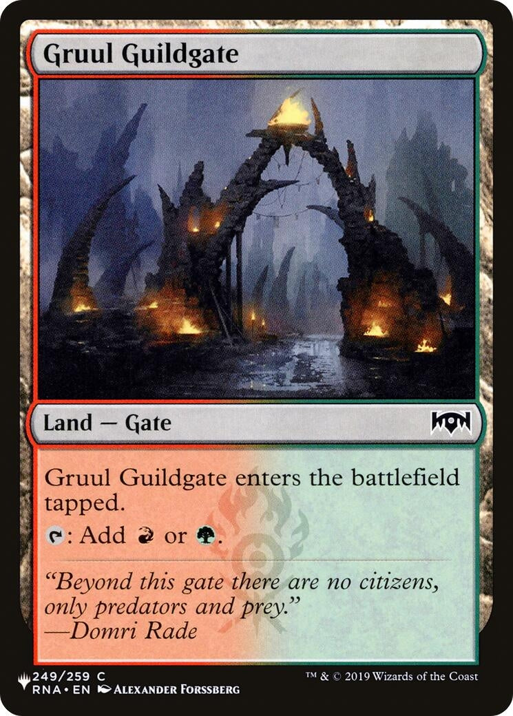 Image for Gruul Guildgate (249/259) [The List Reprints] - Magic: The Gathering