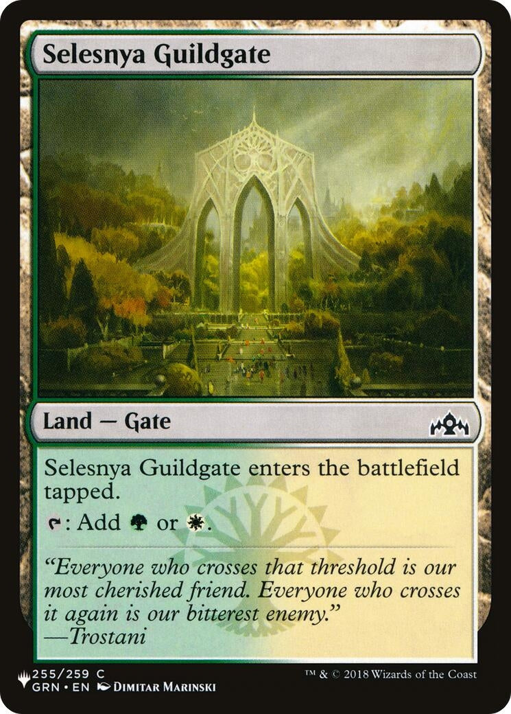 Image for Selesnya Guildgate (255) [The List Reprints] - Magic: The Gathering