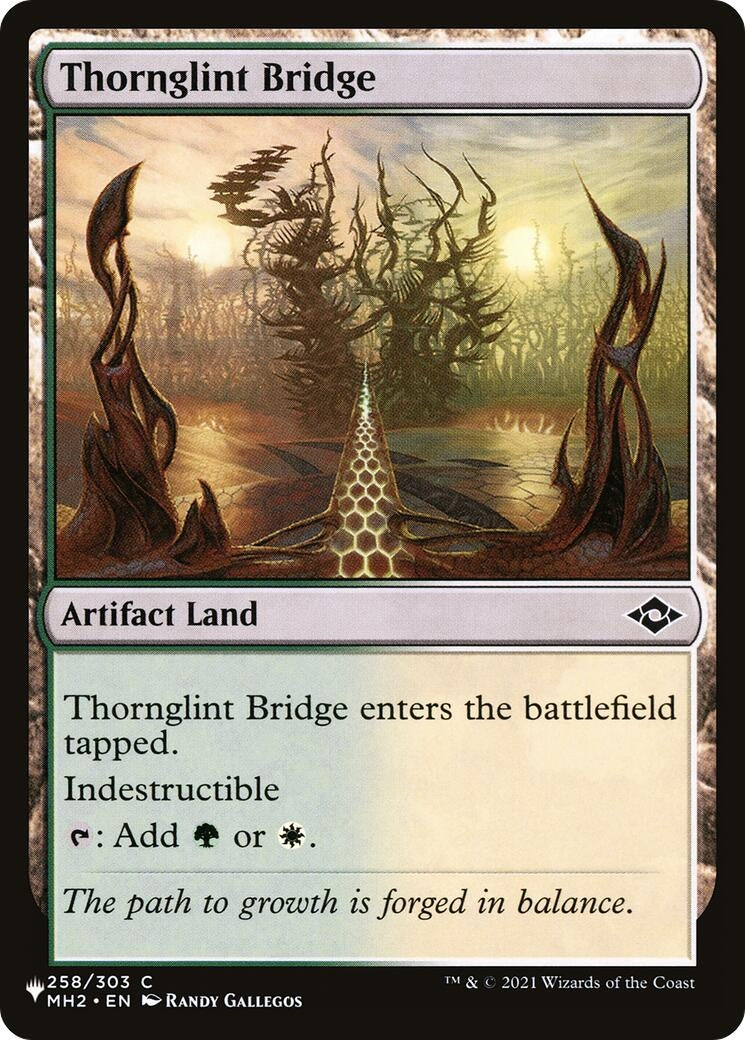 Image for Thornglint Bridge (258/303) [The List Reprints] - Magic: The Gathering