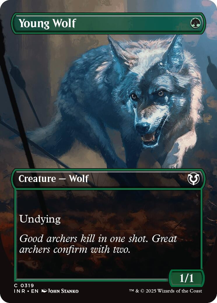 Image for Young Wolf (Borderless) (319) [INR]