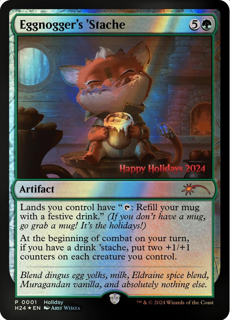 Image for Eggnogger's 'Stache (1) [Special Occasion] - Magic: The Gathering