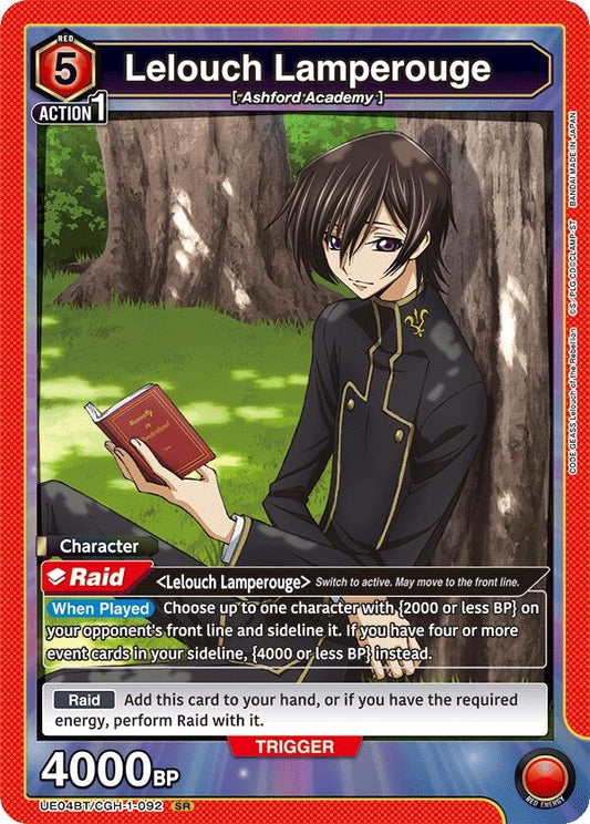 Image for Lelouch Lamperouge (092) (UE04BT/CGH-1-092) (UE04BT)
