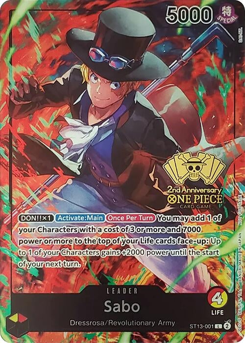 Image for Sabo (2nd Anniversary Tournament) (ST13-001) (OP-PR)