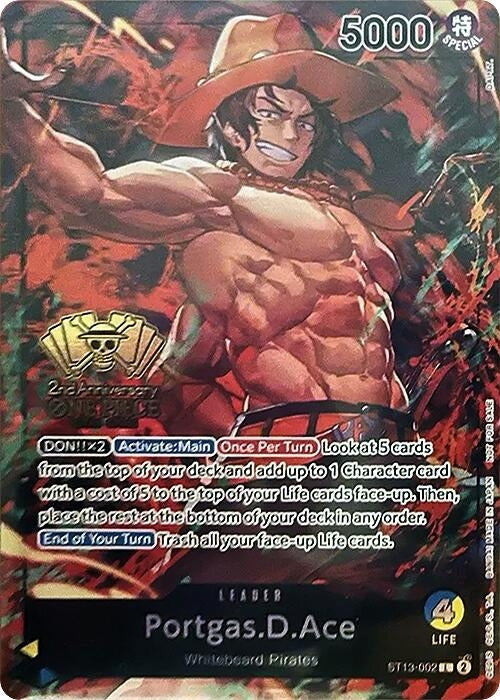 Image for Portgas.D.Ace (2nd Anniversary Tournament) (ST13-002) (OP-PR)